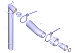 KÄRCHER Professional Ersatzteile Hochdruckreiniger Heisswasser HDS 6/14 C EU 1.169-909.0 Schlauch Pumpe