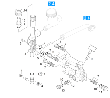 KÄRCHER Professional Ersatzteile Hochdruckreiniger Kaltwasser HD 10/25-4 S Plus EU-II 1.286-914.0 Ventile