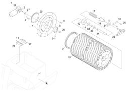 KÄRCHER Professional Ersatzteile Kehrmaschinen KM 100/100 R Bp Pack Filterkasten 9.398-914.0