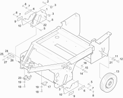 KÄRCHER Professional Ersatzteile Kehrmaschinen KM 100/100 R Bp Pack Rahmen 9.398-914.0