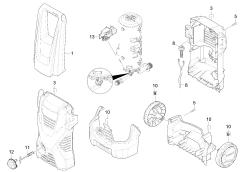 KÄRCHER Ersatzteile Hochdruckreiniger ETL K 2M T150 & Pipe *EU (5.974-451.0) 1.673-238.0-AA Gehaeuse