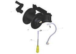 KÄRCHER Professional Ersatzteile Hochdruckreiniger Heisswasser HDS 9/17-4 CX  EU-I 1.174-908.0 Schlauchtrommel kpl. TR