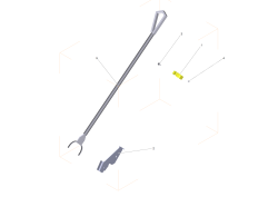 KÄRCHER Professional Ersatzteile Kehrmaschinen ISAL SM 70 E ABS Grobschmutzzange 1.517-219.0