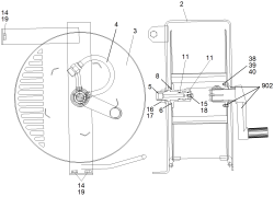 KÄRCHER Professional Ersatzteile Hochdruckreiniger Heisswasser HDS 1000 De CEMO 1.811-948.0 ETL ABS Schlauchtrommel f. 2.110-005.0