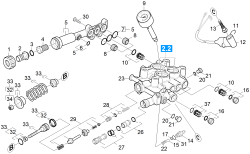 KÄRCHER Professional Ersatzteile Hochdruckreiniger Kaltwasser HD 6/16-4 M Plus EU 1.524-903.0 Zylinderkopf