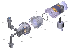 KÄRCHER Ersatzteile Hochdruckreiniger ETL K3 Car *EU (2017) 1.676-003.0-CA Pumpensatz RV upr. K3 *EU (0,8kW) QC
