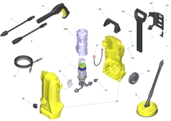 KÄRCHER Ersatzteile Hochdruckreiniger K 2 Full Control Home*EU 1.673-404.0-A ETL K2 FC Home *EU