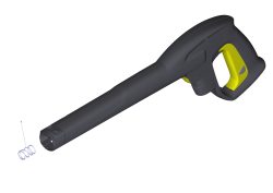 KÄRCHER Professional Ersatzteile Hochdruckreiniger Kaltwasser HD 1.8/13 C Ed 1.520-149.0 G 180 Q Pistole Quick Connect