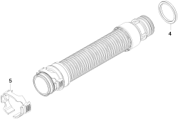 KÄRCHER Professional Ersatzteile Sauger TSS 12 COMPACT EU 1.355-154.0 Schlauch verpackt NW35 2m