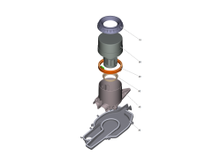 KÄRCHER Professional Ersatzteile Bodenreiniger BD 50/70 R BP PAD DRVR AGM 9.841-437.0 Saugturbine Kapsel kpl.