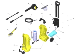 KÄRCHER Ersatzteile Hochdruckreiniger K 3 Full Control Car *EU 1.602-604.0-A ETL K3 FC Car*EU
