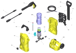 KÄRCHER Ersatzteile Hochdruckreiniger ETL K2 Telescopic *EU (2017) 1.673-250.0-BA ETL K2 Telescopic *EU (2017)