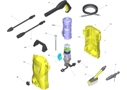 KÄRCHER Ersatzteile Hochdruckreiniger ETL K2 Compact Car *EU (2017) 1.673-123.0-BA ETL K2 Compact Car *EU (2017)