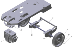 KÄRCHER Professional Ersatzteile Bodenreiniger B 200 R 1.246-200.2 Fahrantrieb
