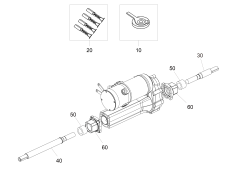 KÄRCHER Professional Ersatzteile Bodenreiniger BD 50/70 R BP PAD DRVR AGM 9.841-437.0 Antriebsachse Differential 300W
