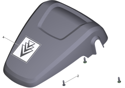 KÄRCHER Professional Ersatzteile Hochdruckreiniger Kaltwasser HD 16/15 -4 CAGE PLUS EU-I 1.367-105.0 Haube kpl. nur fuer Ersatz