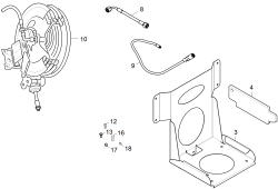 KÄRCHER Professional Ersatzteile Hochdruckreiniger Heisswasser HDS 9/17-4 C Farmer Edition EU-I 1.174-910.0 ETL ABS Schlauchtrommel f. 2.110-012.0