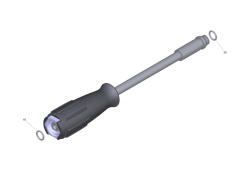 KÄRCHER Professional Ersatzteile Hochdruckreiniger Kaltwasser Wuerth HDR 185 Power Plus 50 Jahre 1.514-155.0 HD-Schlauch neutral DN6/200Würth/15m
