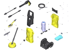 KÄRCHER Ersatzteile Hochdruckreiniger ETL K3 Car & Home T150 *EU 1.601-820.0-BB ETL K3 Car & Home T150 *EU
