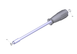 KÄRCHER Professional Ersatzteile Hochdruckreiniger Kaltwasser HD-Schlauch Rohrreinigung DN6 14MPa Wuerth 6.392-443.0 ETL HD-Schlauch neutral