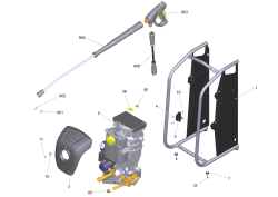 KÄRCHER Professional Ersatzteile Hochdruckreiniger Kaltwasser HD 10/21-4 Cage EU-I 1.353-903.0 ETL HD 10/21 Cage TR