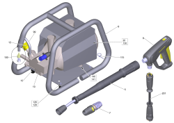 KÄRCHER Professional Ersatzteile Hochdruckreiniger Kaltwasser HD 715 EU-I 1.353-909.0 ETL HD 715 *EU