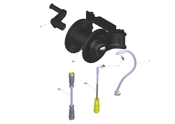 KÄRCHER Professional Ersatzteile Hochdruckreiniger Kaltwasser ABS Schlauchtrommel TR 2.110-010.0 ETL ABS Schlauchtrommel f. 2.110-010.0