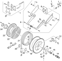 KÄRCHER Professional Ersatzteile Hochdruckreiniger Kaltwasser ABS Schlauchtrommel TR 6.392-106.0 ETL ABS Schlauchtrommel f. 6.392-106.0