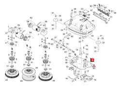 KÄRCHER Professional Ersatzteile Bodenreiniger B 90 R 1.161-000.2 Bodenkopf BD 65