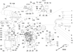 KÄRCHER Professional Ersatzteile Bodenreiniger B 300 R I 1.480-235.2 Motor B300RI LPG