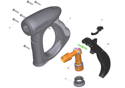 KÄRCHER Professional Ersatzteile Hochdruckreiniger Heisswasser HDS 1000 De CEMO 1.811-948.0 Handspritzpistole