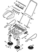 KÄRCHER Ersatzteile Kehrmaschine S 650 2 in 1 1.766-307.0 Einzelteile