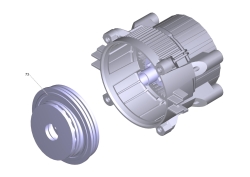 KÄRCHER Ersatzteile Druckreiniger KHB 5 Battery *INT 1.328-000.0 Getriebe kpl. 8°40/5,64 HH (INA)