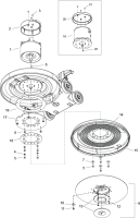 KÄRCHER Professional Ersatzteile Bodenreiniger BDP 51/2000 C 1.009-100.0 MOTOR & PAD / DRIVER 120V