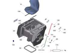 KÄRCHER Professional Ersatzteile Kehrmaschinen KM 85/50 R Bp Pack Haube Verkleidung 1.351-127.0