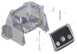 KÄRCHER Professional Ersatzteile Hochdruckreiniger Heisswasser HDS 13/20-4 S EU-II 1.071-931.0 E-Geraeteschrank kpl.