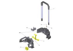 KÄRCHER Professional Ersatzteile Hochdruckreiniger Kaltwasser HD 6/15 M Plus EU 1.150-932.0 Modul Schubbuegel kpl. HD-M