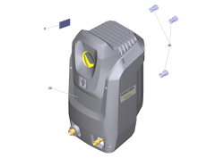 KÄRCHER Professional Ersatzteile Hochdruckreiniger Kaltwasser HD 6/15 M St EU 1.150-950.0 ETL HD 6/15 M PU