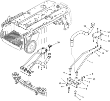 KÄRCHER Professional Ersatzteile Bodenreiniger Chariot CS26 Entire Family BOM 0.223-239.0 Squeegee Swing - Cylindrical