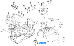 KÄRCHER Professional Ersatzteile Hochdruckreiniger Heisswasser HDS 9/18-4 M EU-I 1.077-911.0 Gehaeuse Oberteil