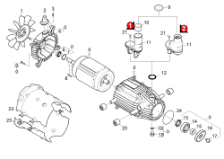 KÄRCHER Professional Ersatzteile Hochdruckreiniger Heisswasser HDS 2.3/12 C Ed 1.272-201.0 Motor