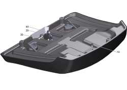 KÄRCHER Professional Ersatzteile Bodenreiniger BD 50/70 R BP PAD DRVR AGM 9.841-437.0 Sitz kpl. B70R