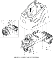 KÄRCHER Professional Ersatzteile Bodenreiniger CHARIOT iGLOSS 20 SB 1.002-032.0 BODY LOWER MOUNTING