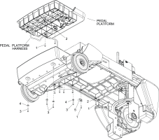 KÄRCHER Professional Ersatzteile Bodenreiniger CHARIOT iGLOSS 20 SB 1.002-032.0 PEDAL PLATFORM MOUNTING