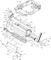 KÄRCHER Professional Ersatzteile Bodenreiniger 115V CADET 7 1.008-022.0 BRUSH ASSEMBLY