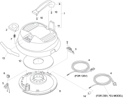 KÄRCHER Professional Ersatzteile Sauger WET VAC, 18 GAL, 24 SQUEEGEE 1.013-022.0 VACUUM COVER