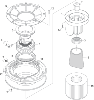 KÄRCHER Professional Ersatzteile Sauger WET VAC, 18 GAL, 24 SQUEEGEE 1.013-022.0 VACUUM MOTOR