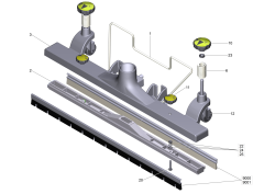 KÄRCHER Professional Ersatzteile Sauger Fahrbahnduese NW40 / KAERCHER 4.130-029.0 Duese montiert