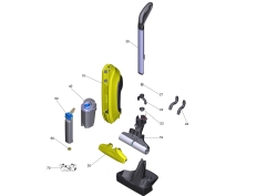 KÄRCHER Ersatzteile Hartflächenreiniger FC 5 Cordless *EU 1.055-601.0 Vorrichtung FC 5 Cordless (yellow)* EU
