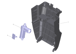 KÄRCHER Professional Ersatzteile Bodenreiniger B 120 W 1.005-100.2 Set Hubmotor Saugbalken